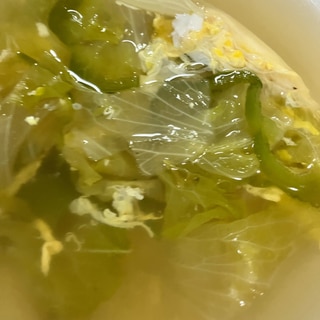 レタスの卵スープ
